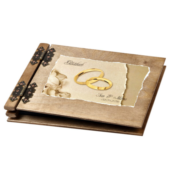 golden Ringe Holzbuch