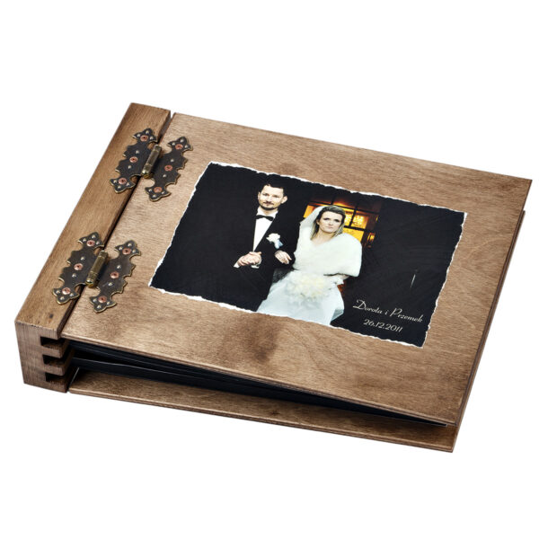 Hochzeitsfotoalbum aus Holz